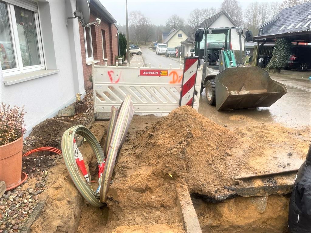 Baustelle in Kiekindemark
