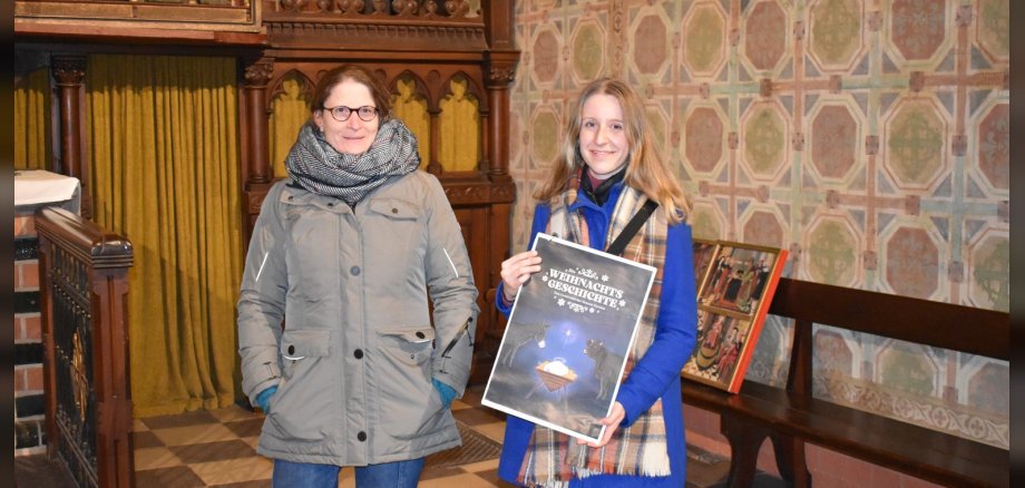 Vorstellung des Weihnachtscomics des Museums in der St. Marienkirche