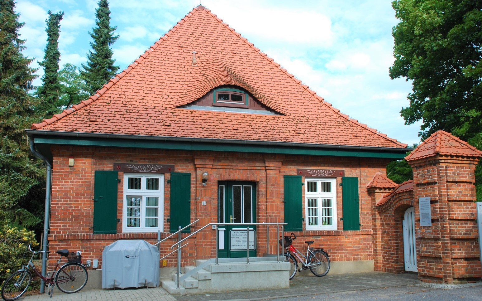 Gebäude der Friedhofsverwaltung Parchim