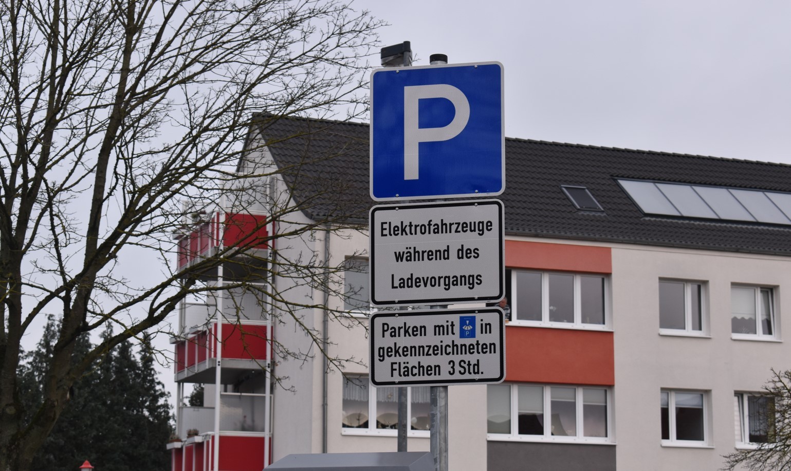 Parkschild Elektrofahrzeuge