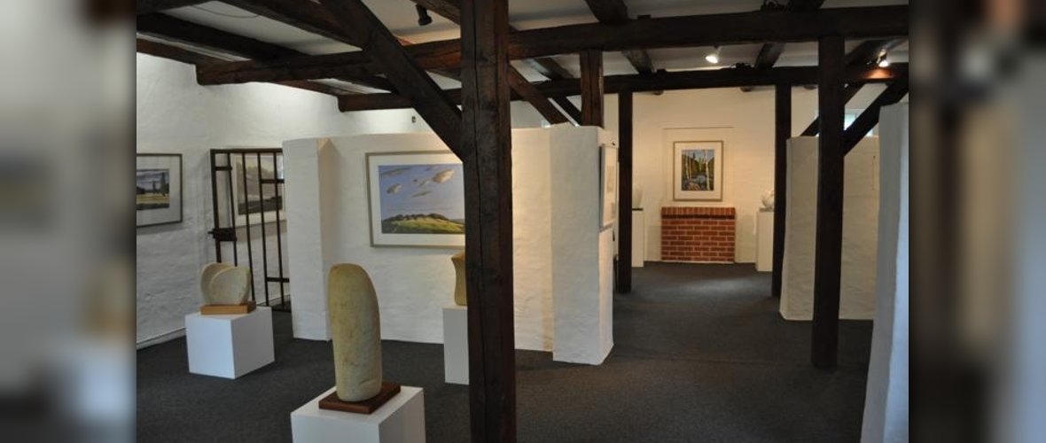 Räumlichkeiten der Ausstellung Galerie ebe