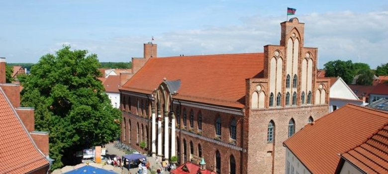Rathaus während des Stadtfestes