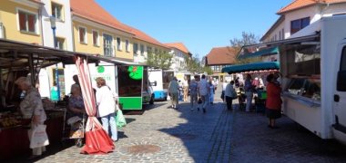 Wochenmarkt in der Blutstraße
