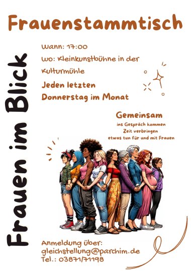 Flyer Frauenstammtisch Flyer Frauenstammtisch