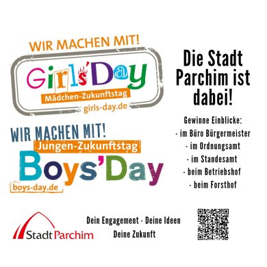Plakat zum Girls- and Boys Day.