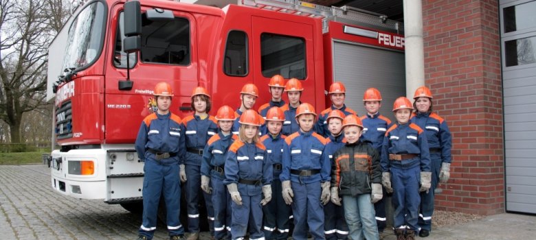 Mannschaft der Jugendfeuerwehr Parchim