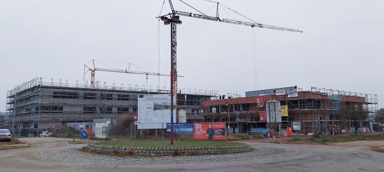 Baufortschritt in der Regimentsvorstadt