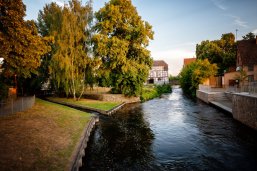 Lange Brücke Elde Färbergraben