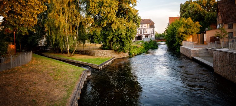 Lange Brücke Elde Färbergraben