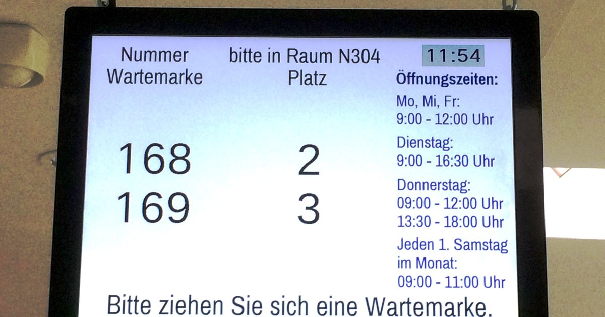 Bürgerbüro geschlossen | Parchim