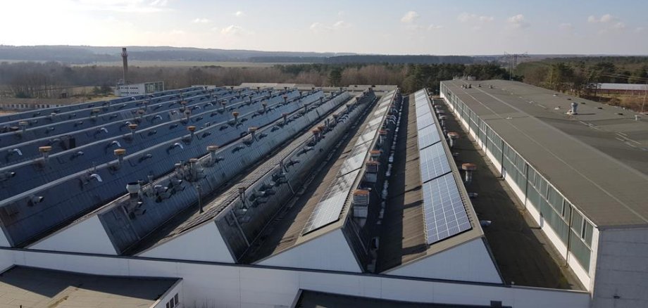 Solarpark im Industriegebiet Parchim West