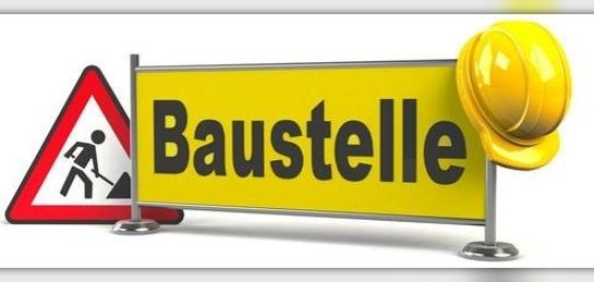 Bauarbeiten Hinweisschild