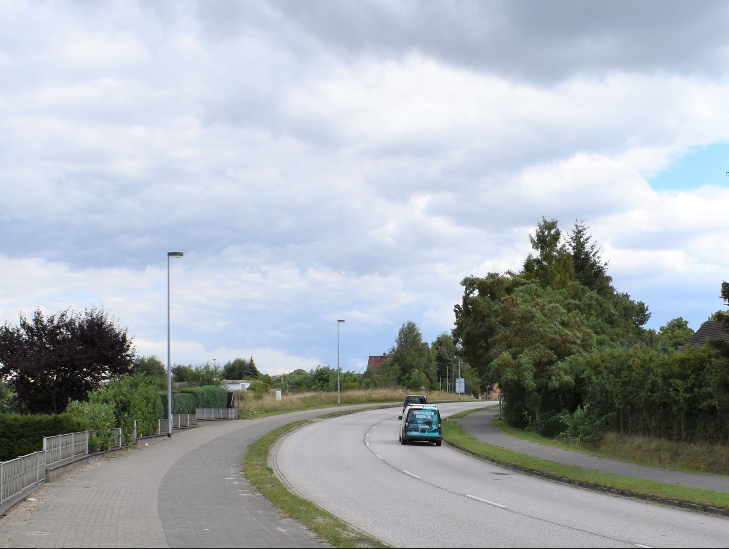 Hier wird demnächst gebaut: Der Südring in Parchim. 
