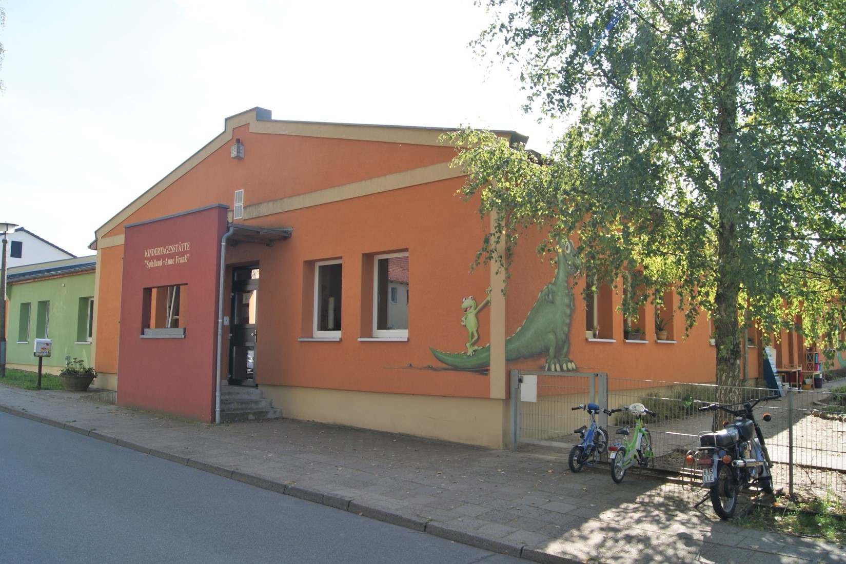Bleibt weiterhin erreichbar: Kita Anne Frank