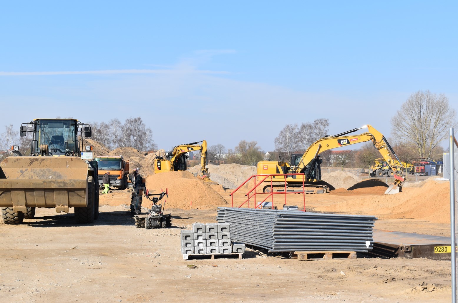 Baustelle in Parchim