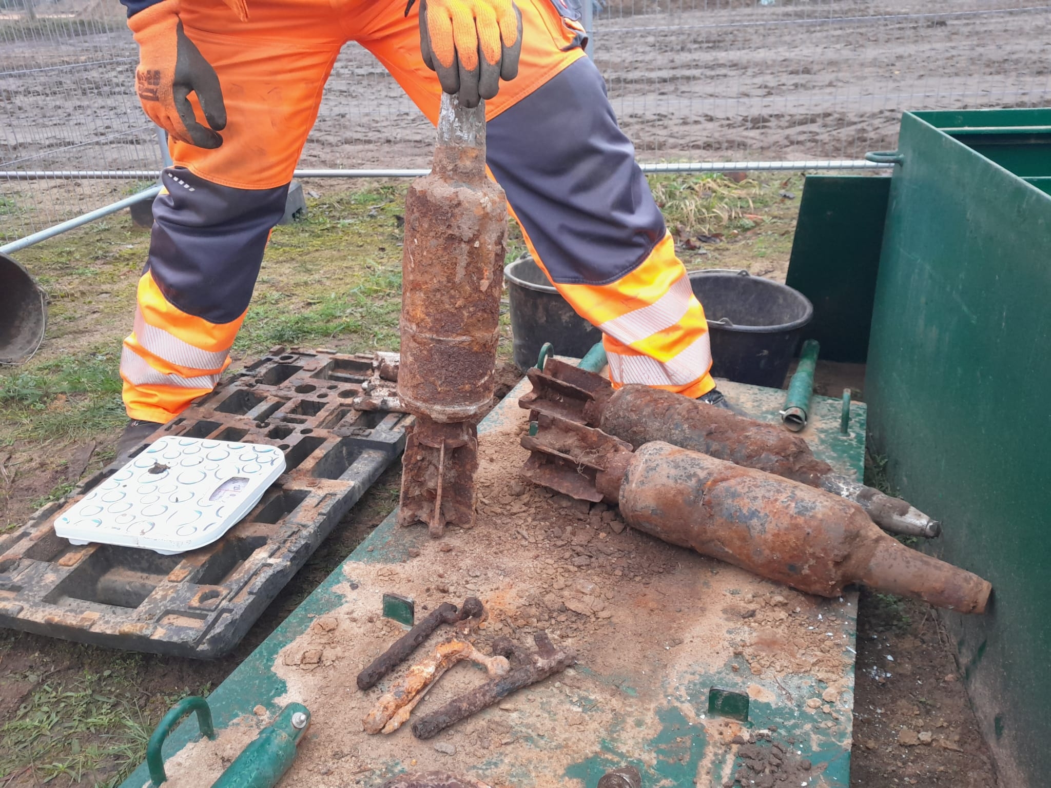 Nur ein Auszug der Funde aus der Regimentsvorstadt