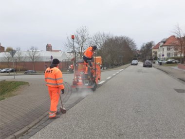 Die sogenannte Demarkierung in den Kreuzungsbereichen