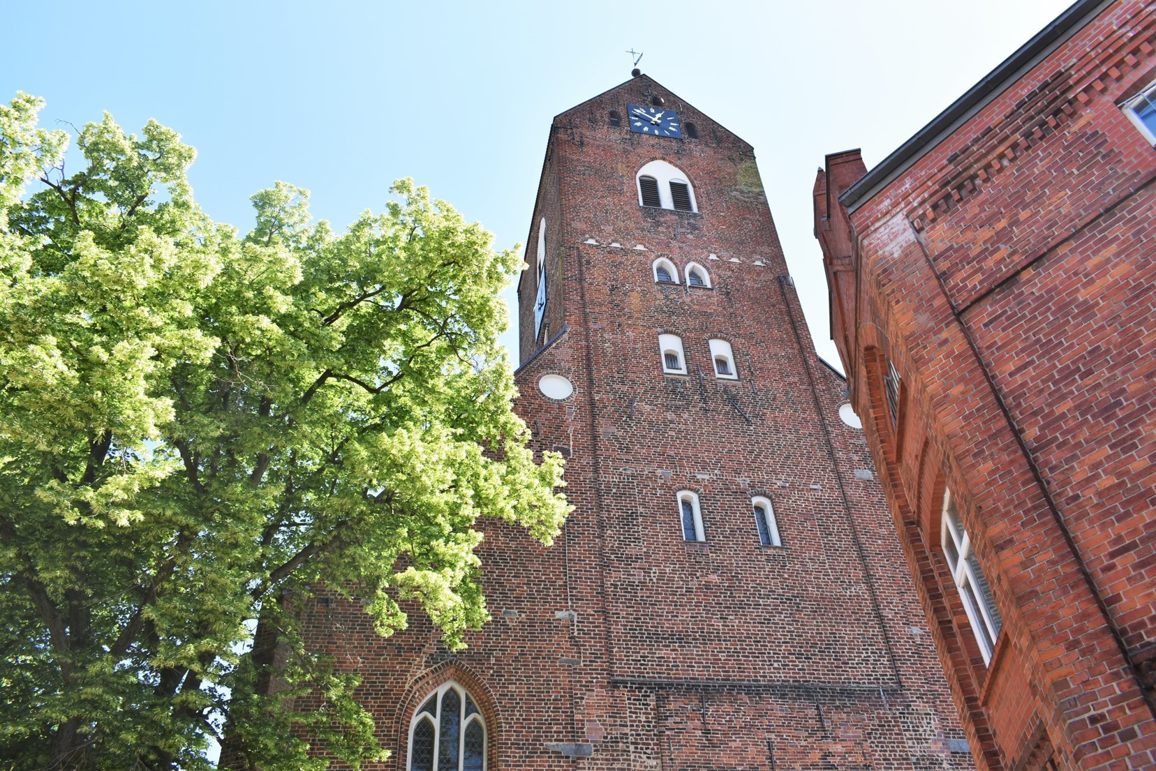 Die St. Georgen Kirche in der Kreisstadt Parchim. 