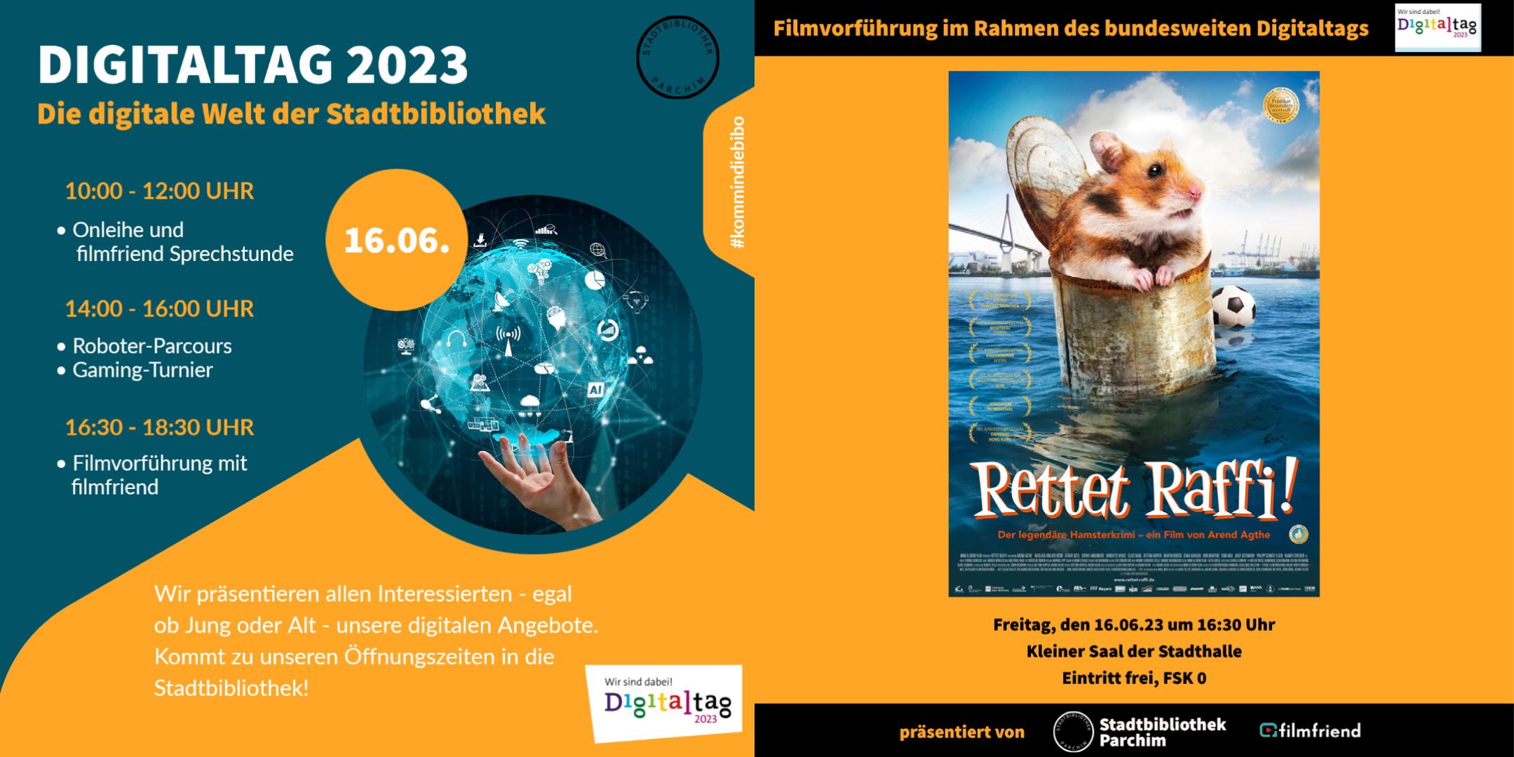 Digitaltag 2023 – Die digitale Welt der Stadtbibliothek Parchim