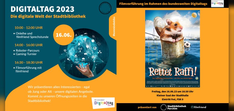 Digitaltag 2023 – Die digitale Welt der Stadtbibliothek Parchim