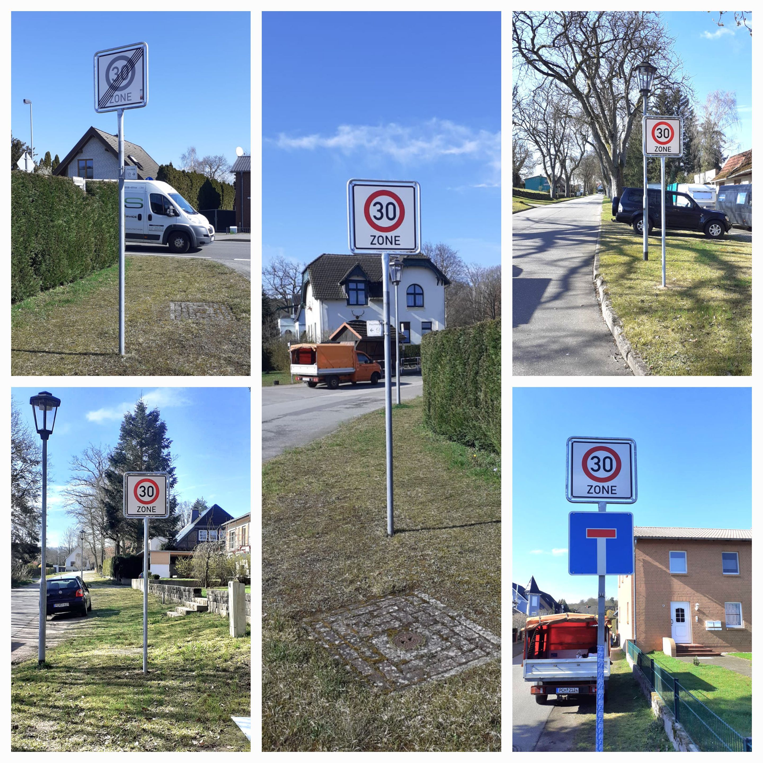 Künftig sind auch die Anwohnerstraßen in den Parchimer Ortsteilen Slate und Neuhof Tempo 30 Zonen.