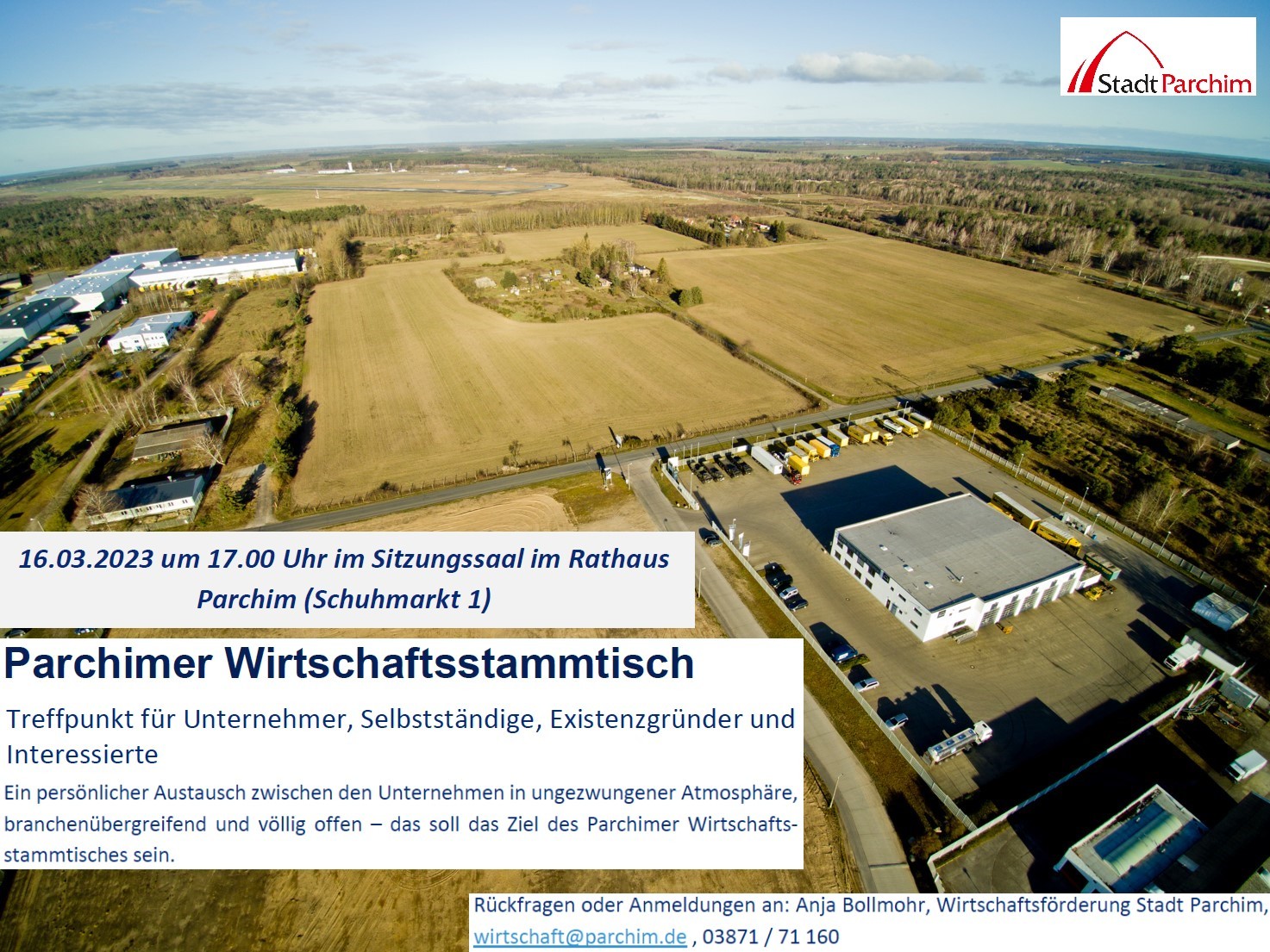 Dialog mit den Unternehmen – Ob Händler in der Innenstadt oder Gewerbe am Stadtrand, seien Sie dabei.