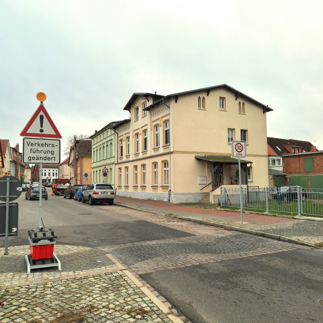 Die neue Tempo 30 Zone in der Altstadt.