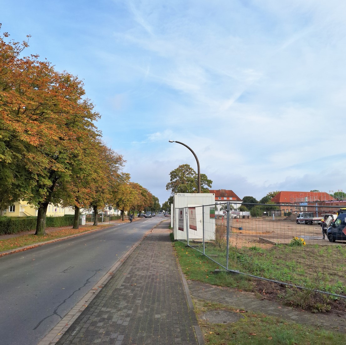 Zur Herstellung eines neuen Hausanschlusses muss die Brunnenstraße gesperrt werden.