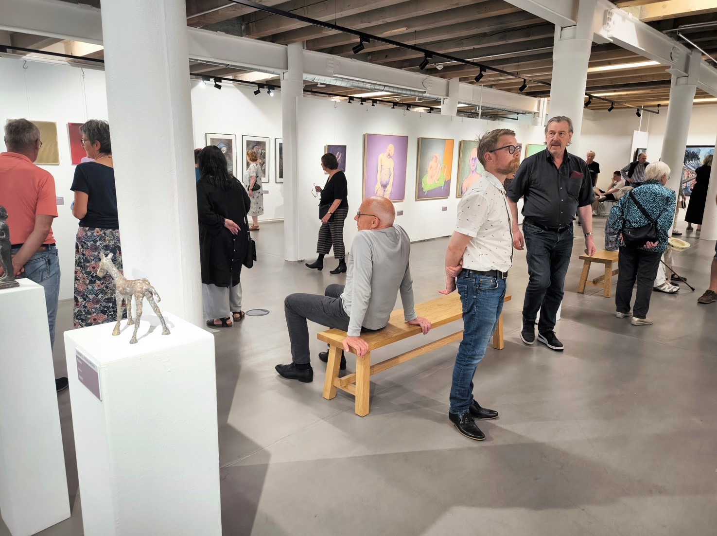 Kunstschau Parchim: Die Sonderausstellungsflächen des Parchimer Museums werden in den Sommermonaten zur Galerie.