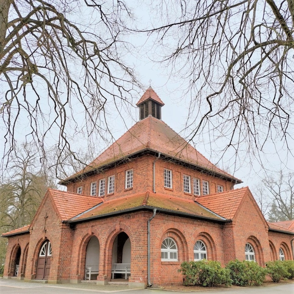 Die Kapelle auf dem Parchimer Neuen Friedhof.