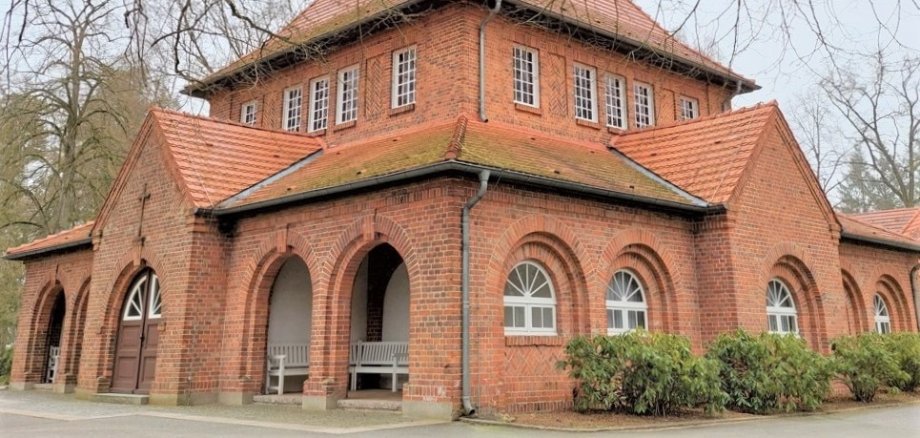 Die Kapelle auf dem Parchimer Neuen Friedhof.