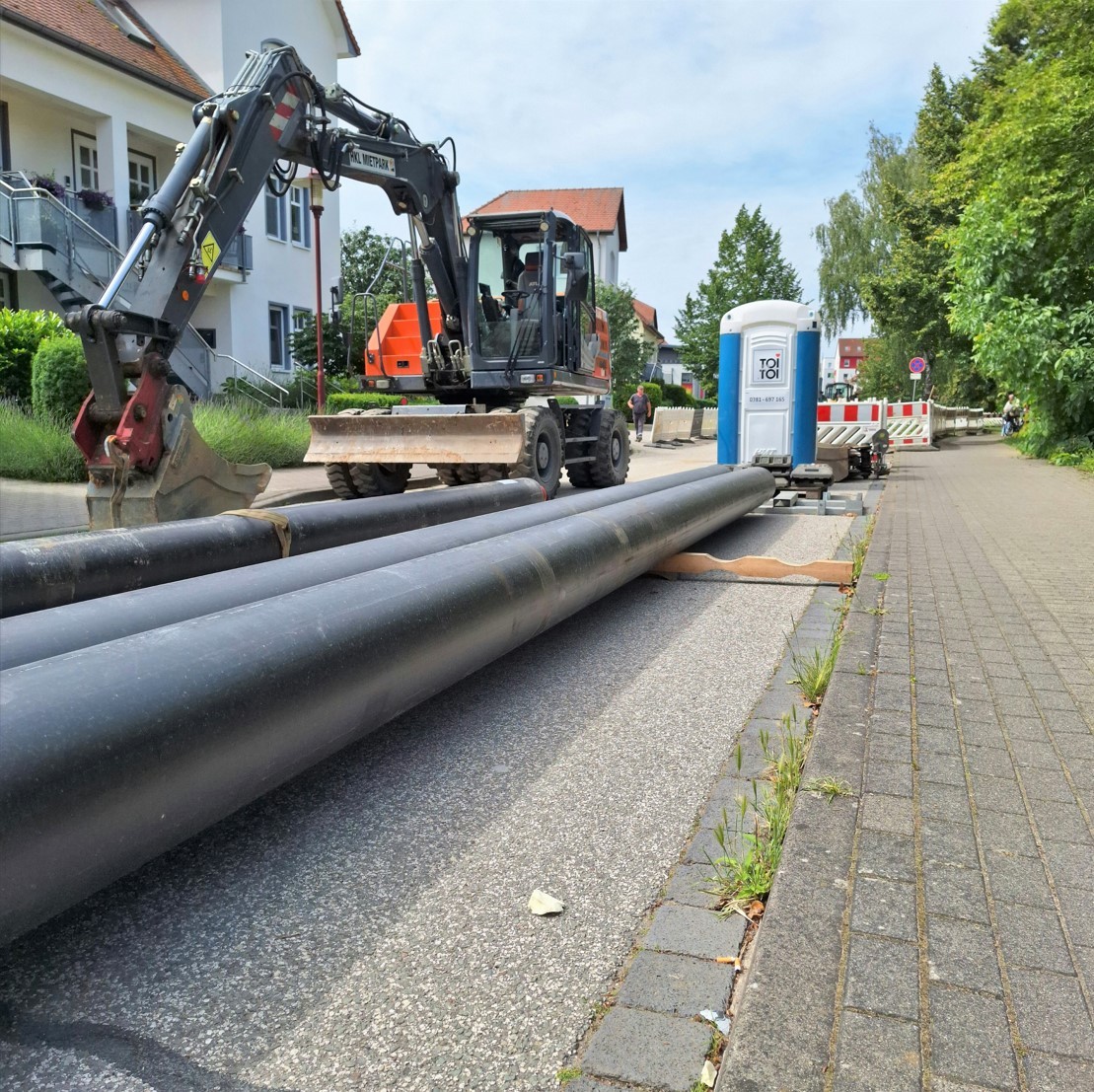 Ausbau der Fernwärme in Parchim.