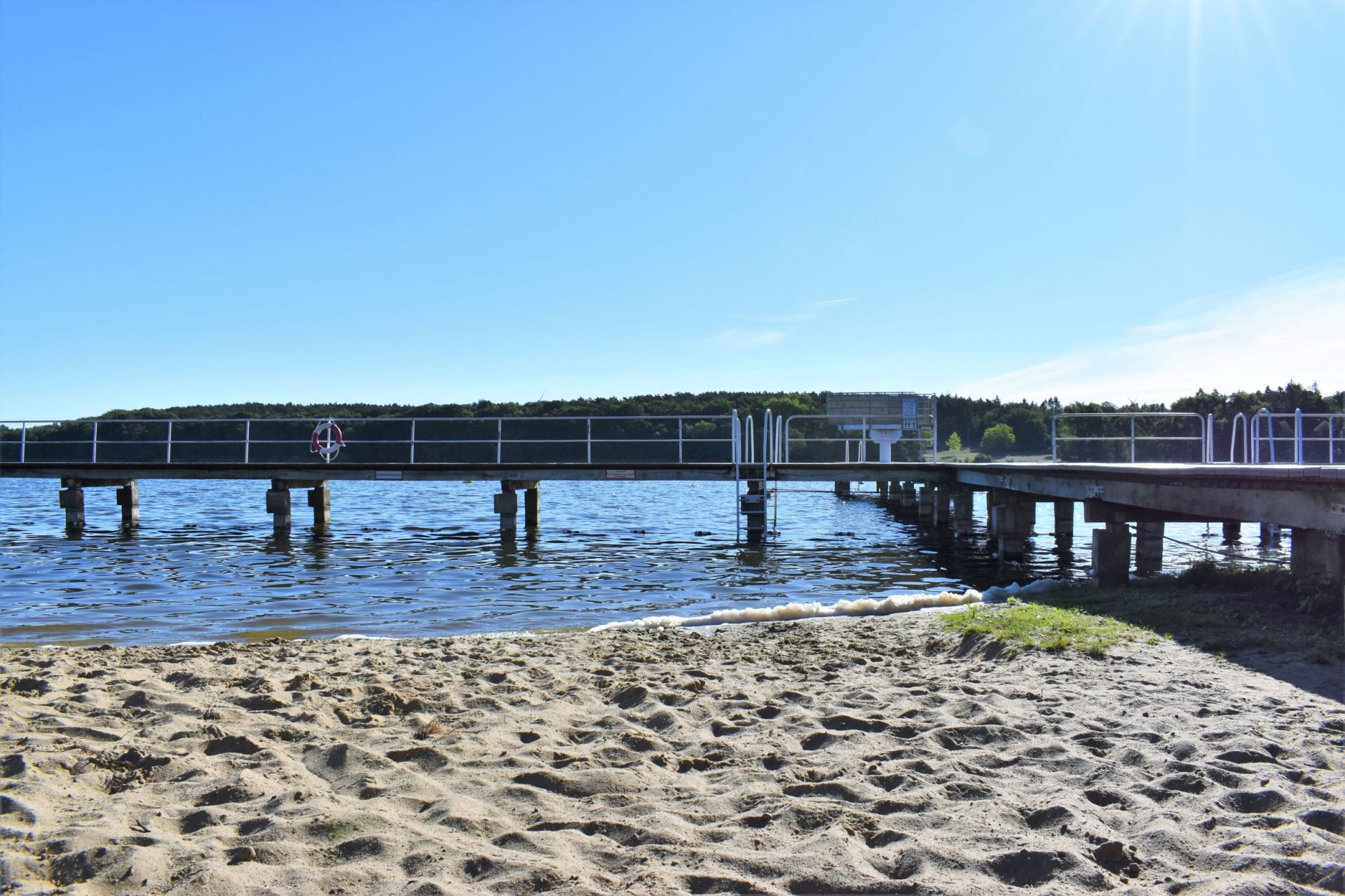 Der Wockersee lädt im Sommer zum Baden ein.