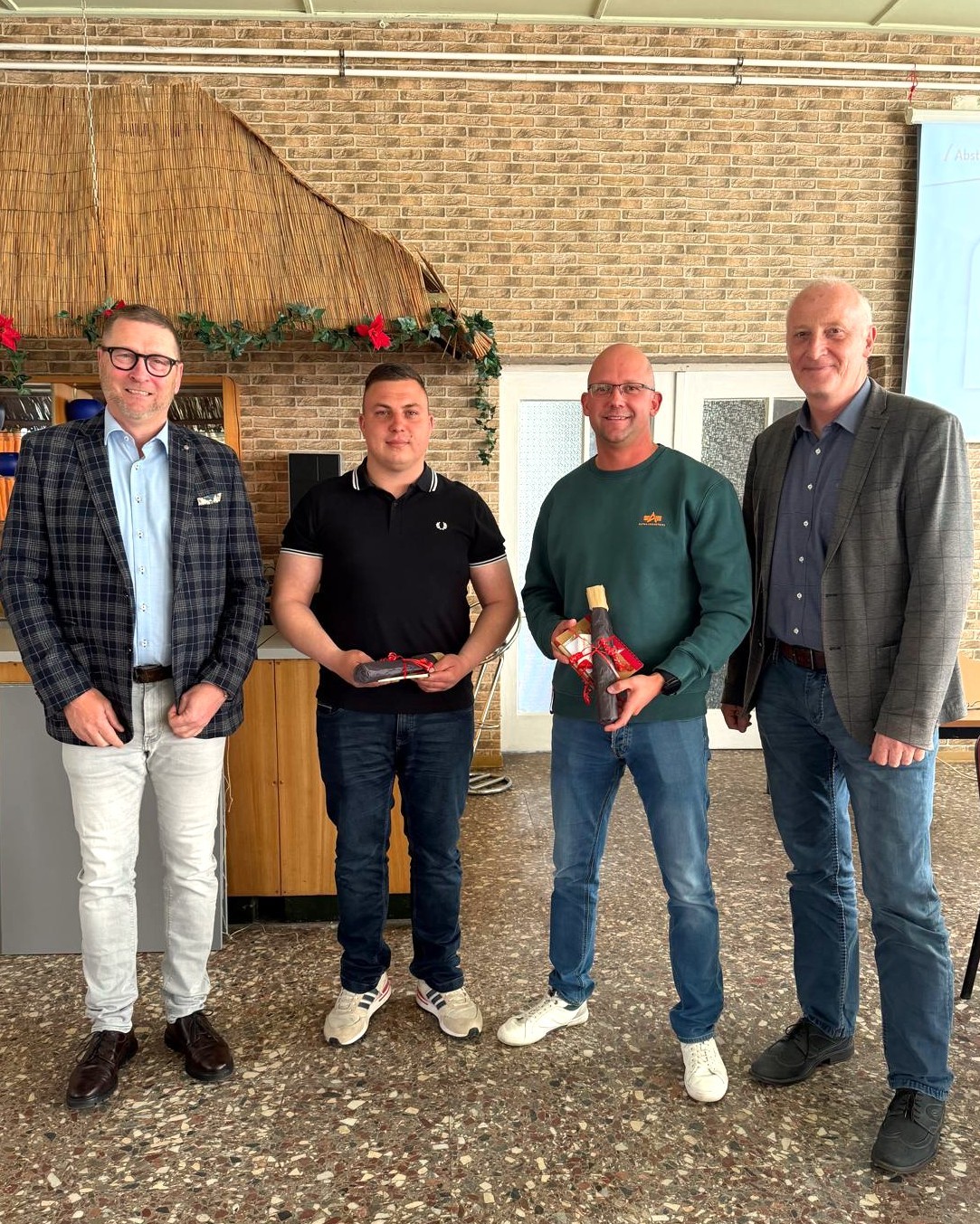 Ortsvorsteher Sebastian Köhn und sein Stellvertreter Philipp Beier.