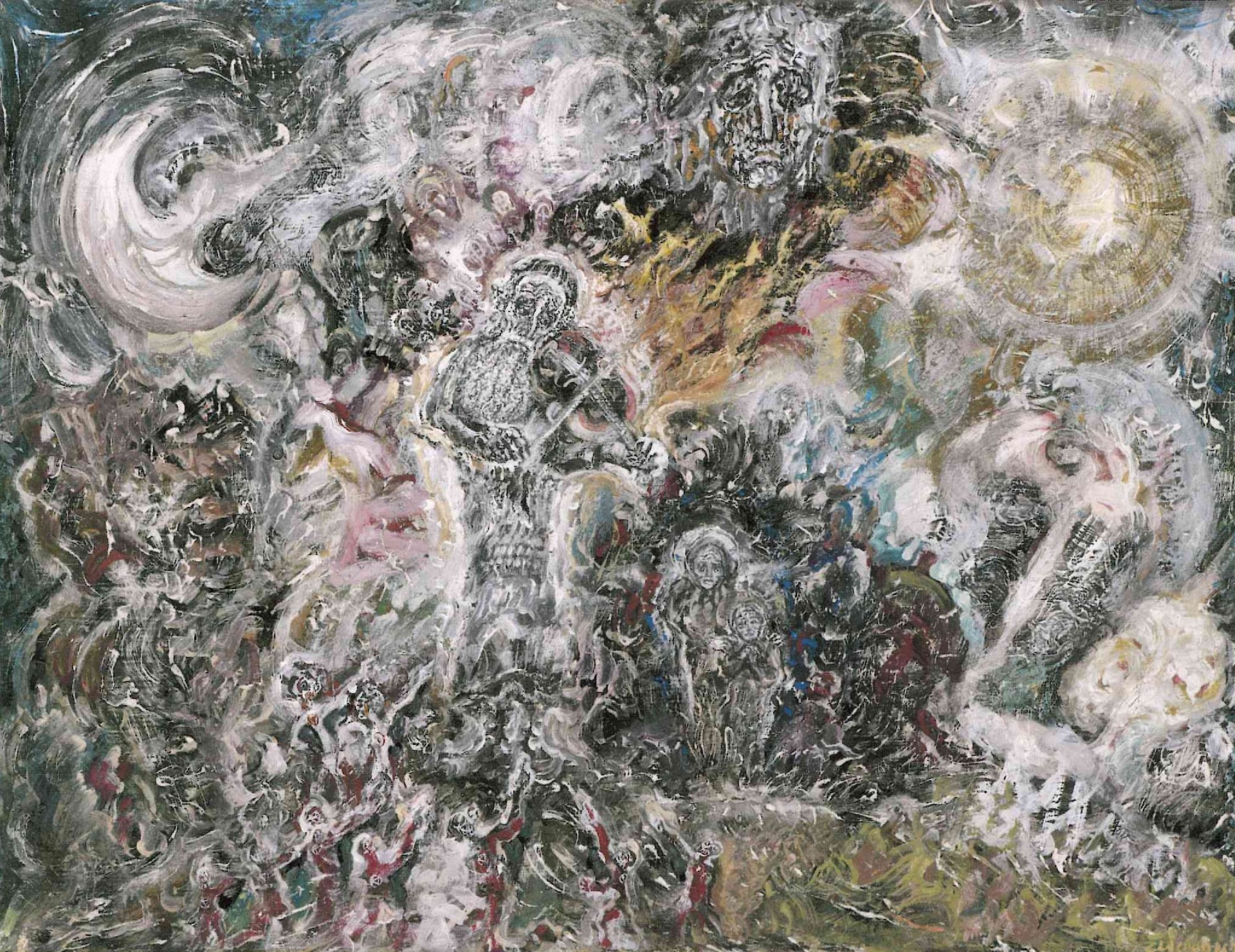 Lachur setzte sich intensiv mit der modernen Kunst seiner Zeit auseinander. (Zdzislaw Lachur (1920–2007)