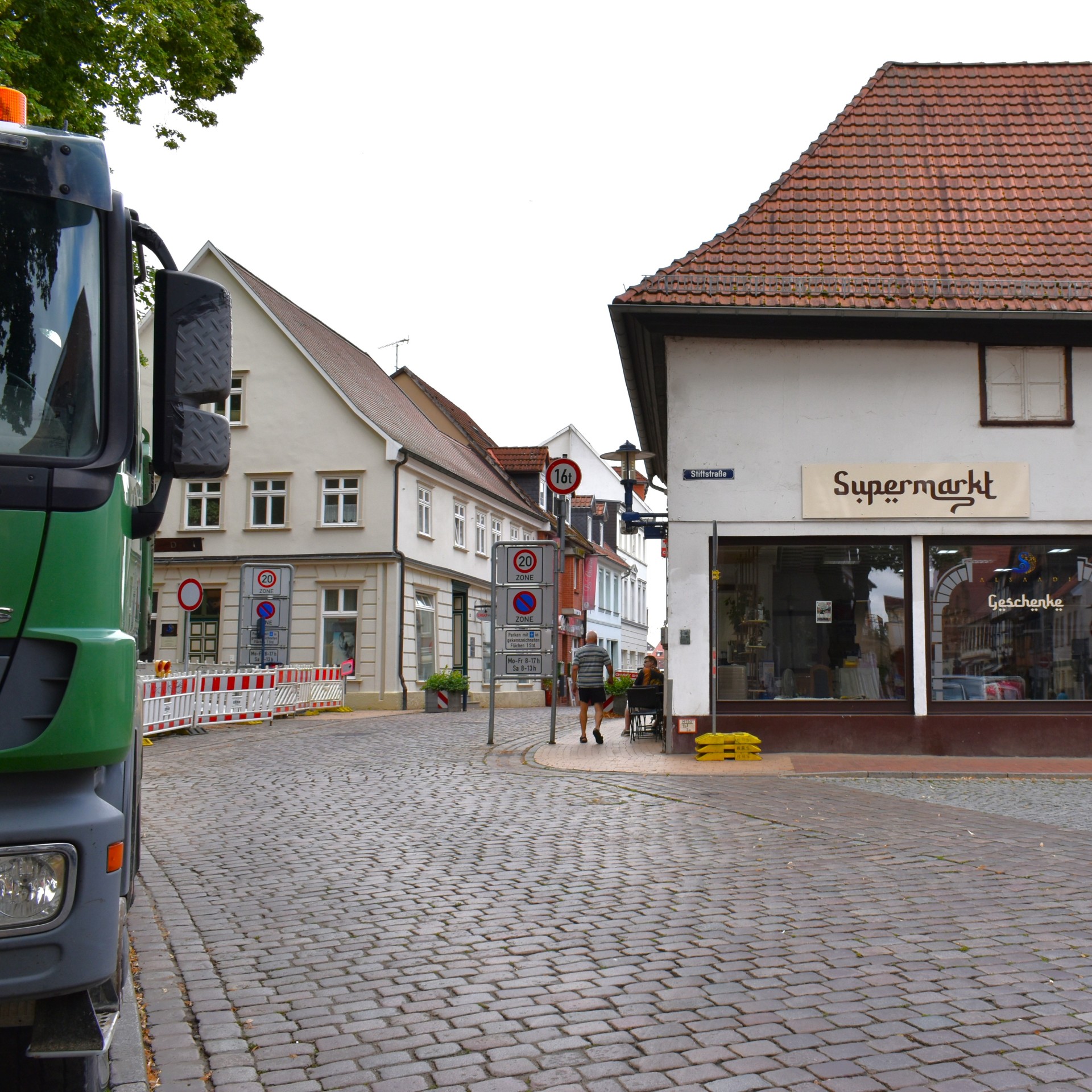 Bauarbeiten im Georgenumfeld.
