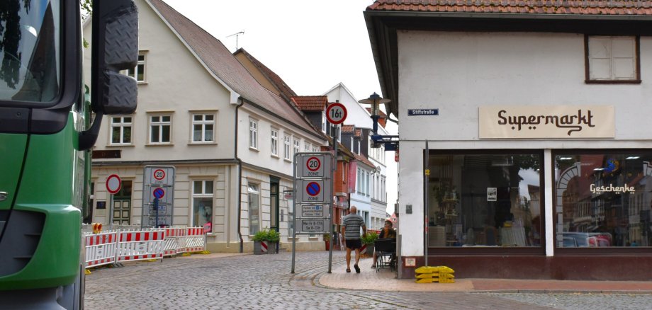Bauarbeiten im Georgenumfeld.