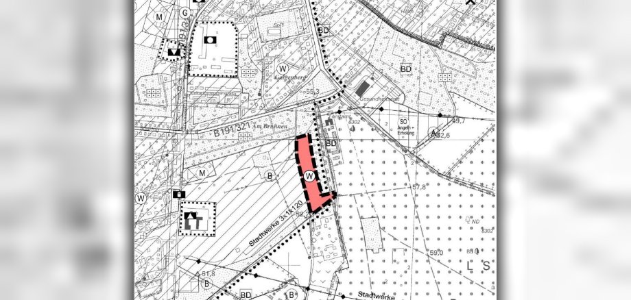 Entwurf 13. Änderung Flächennutzungsplan Fontaneweg