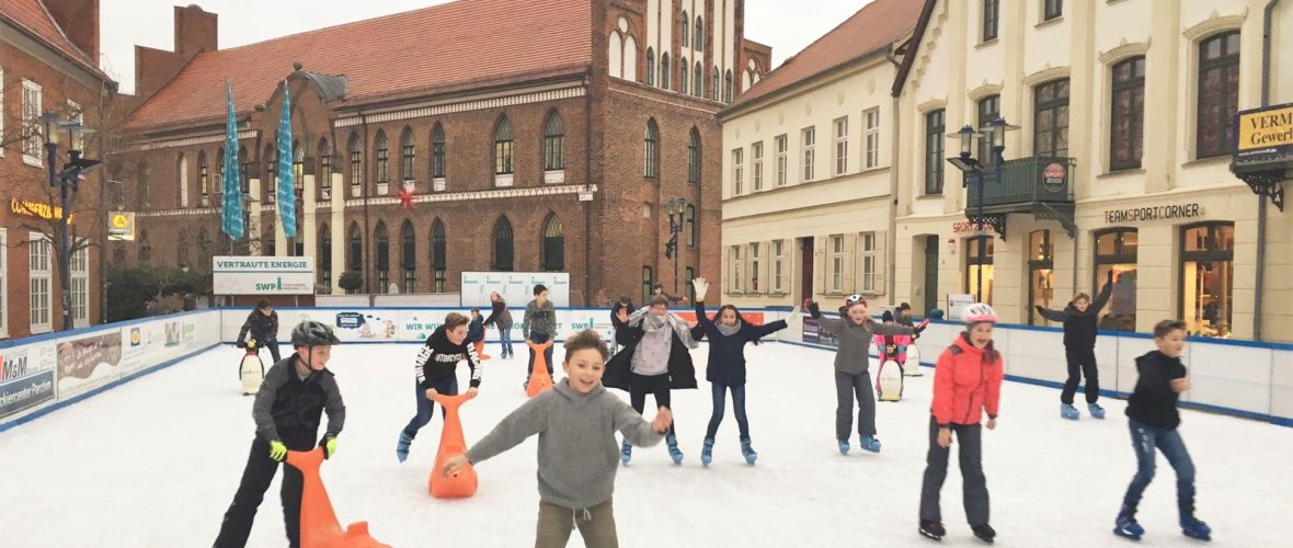 Schlittschuhfahren in Parchim