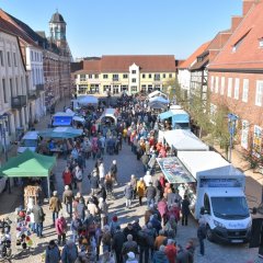 Bilder vom Bauernmarkt in Parchim